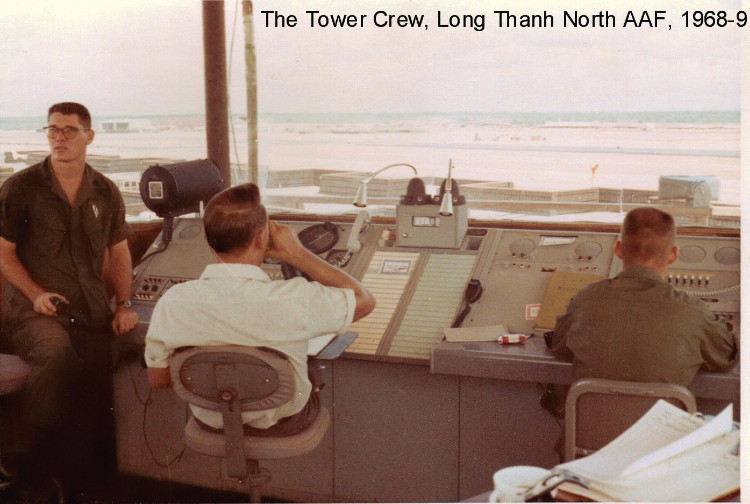 Tower personnel at the time. Don't know their names. Photo by Rich Hendrickson, CAC, 1968-69 Tower personnel at the time. Don't know their names. Photo by Rich Hendrickson, CAC, 1968-69